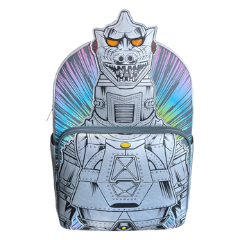 Toho Godzilla Mechagodzilla Metallic Light-Up Full-Size Backpack, , hi-res view 1